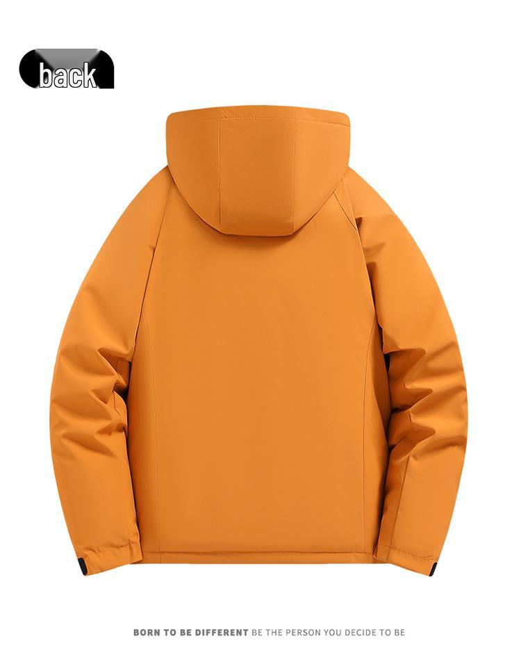 Men's Winter Insulated Jacket: Windproof, Waterproof, Plus-Size Velvet Lined Ski Outerwear