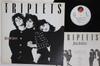 LP Record TRIPLETS  Break The Silence P6234PROMO ELEKTRA 1986 Japan Rock Used