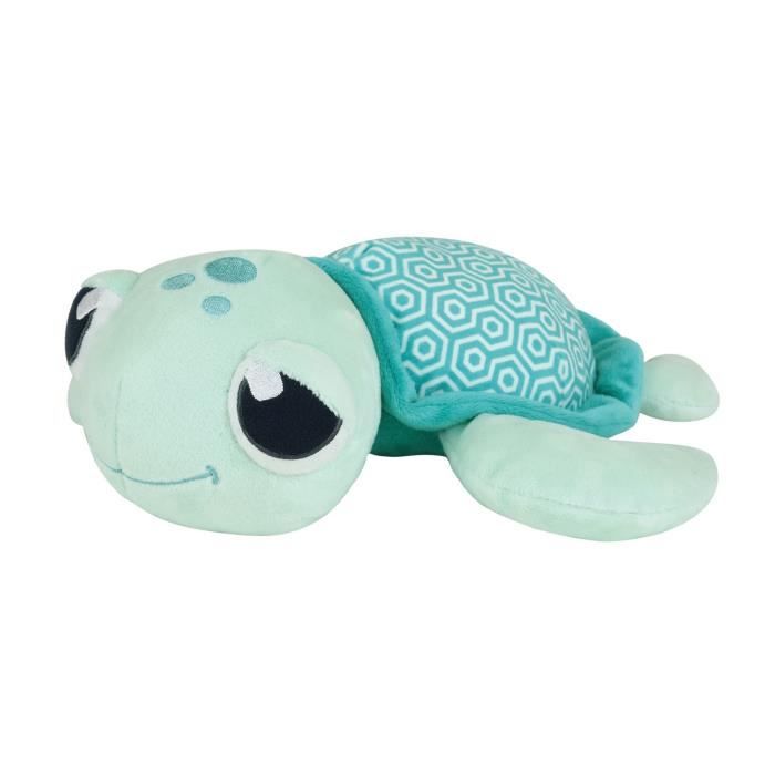 My Little Shell Plush Turtle Luminous Natural +/- 25 Cm - JEMINI - Charges with Light, Works Without Batteries.
