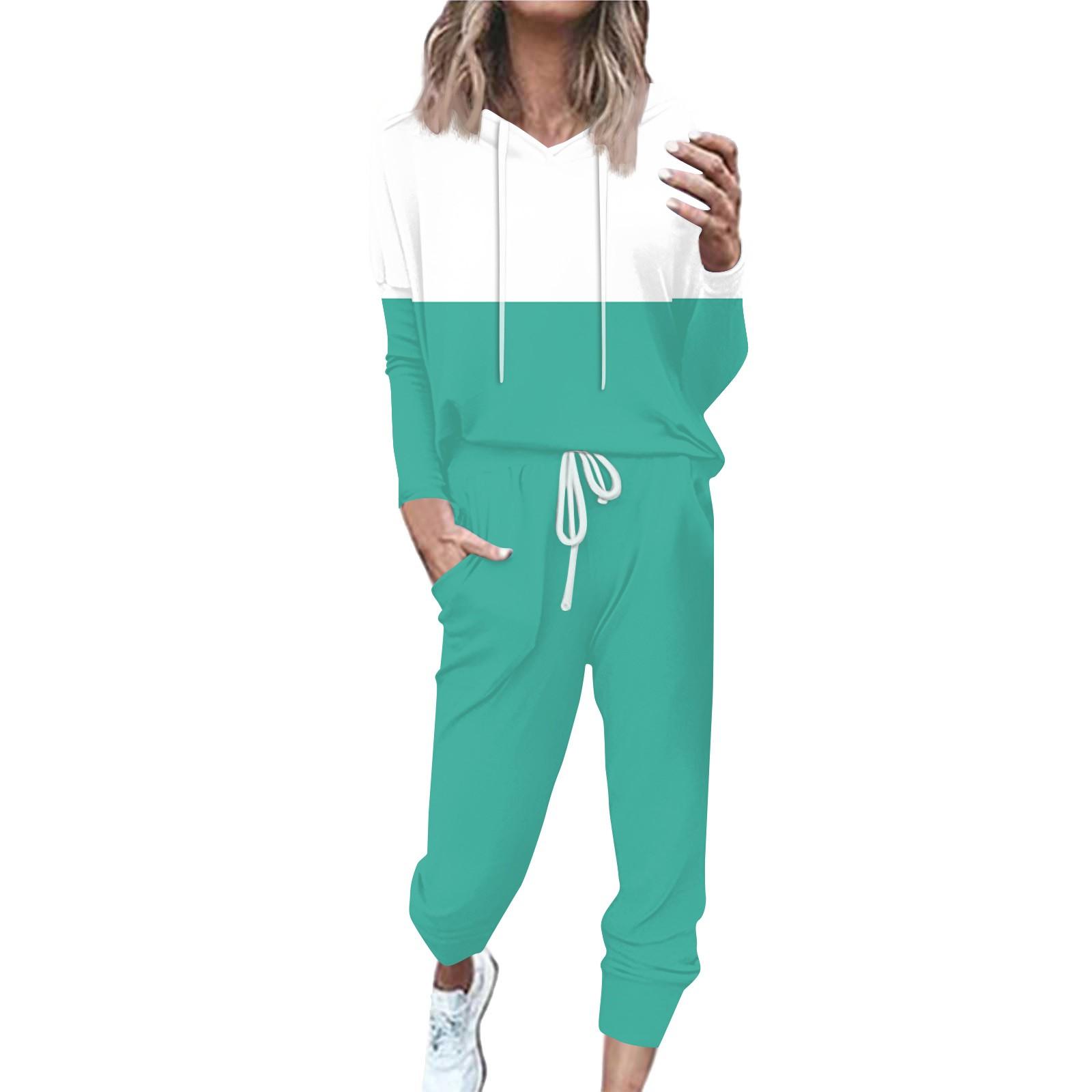 

Женский полосатый спортивный костюм из 2 предметов, удобная толстовка с капюшоном, спортивные штаны для занятий йогой и тренировкой XL