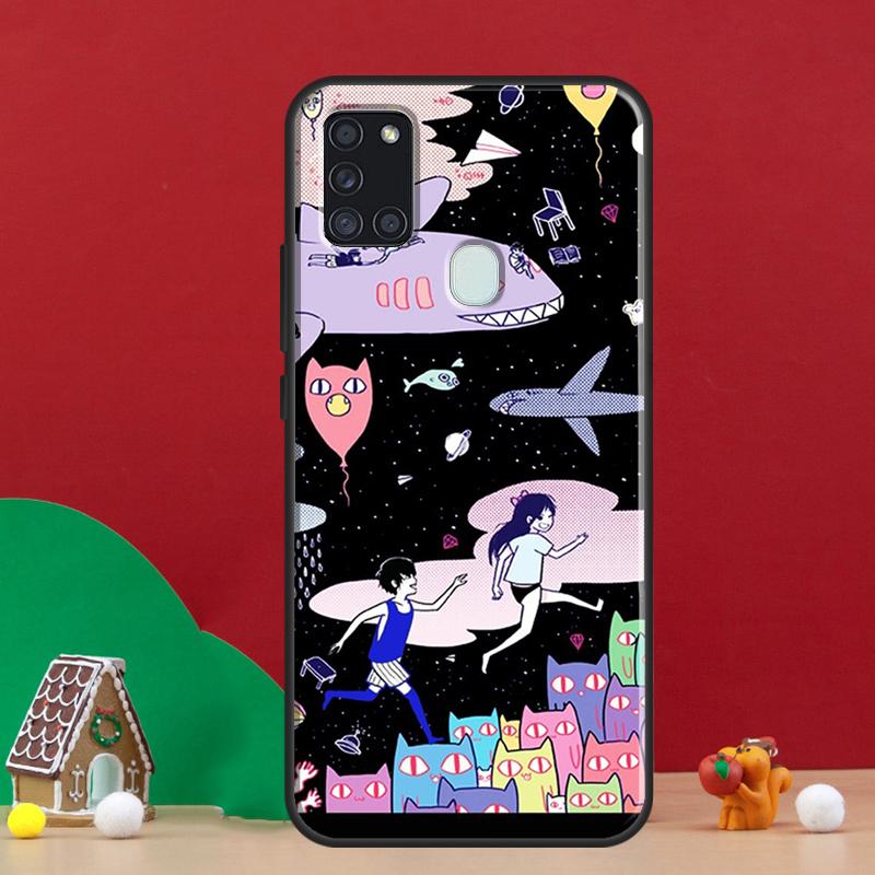 Omori Game Cover For Samsung Galaxy A54 A34 A14 A32 A12 A22 A52 A72 A13 A33 A53 A50 A52S A51 A71 Back Case