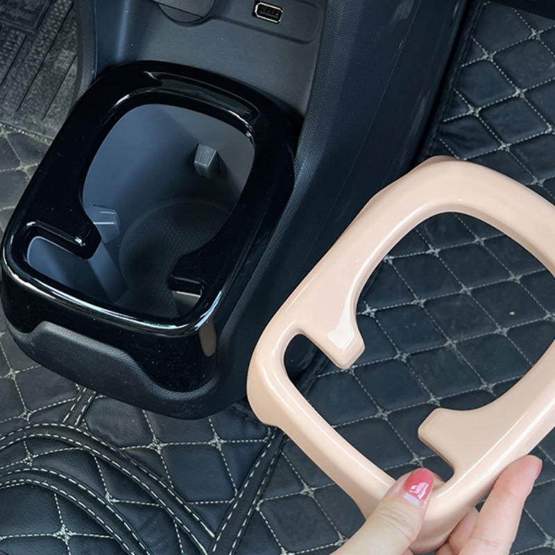 Central Control Water Cup Frame For LEAPMOTOR T03 2024 Decorative Sticker Water Cup Holder Storage Slot Modification Accessories