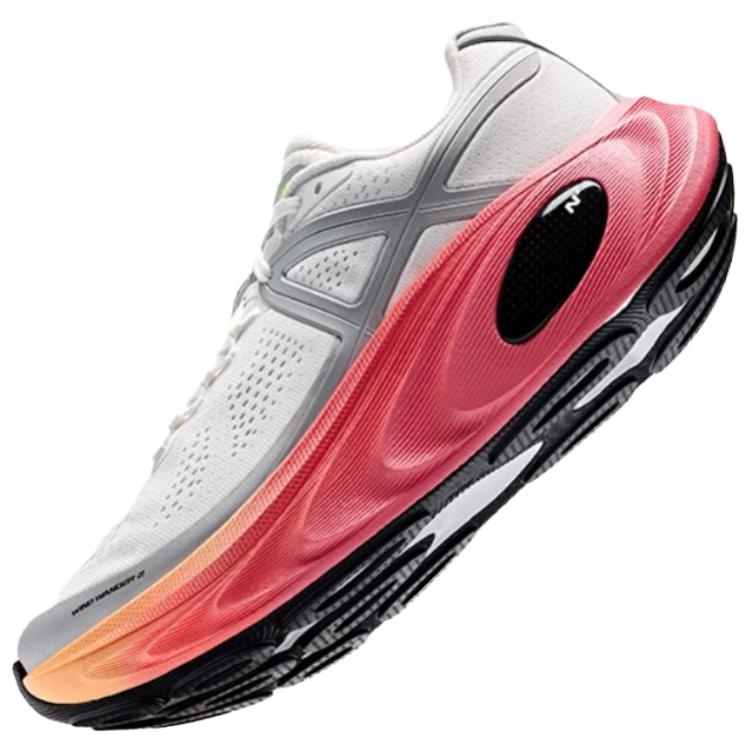 Anta Wind 2 Comfortable Versatile Non-Slip Wear-Resistant Low-Top Casual Running Shoes Men Sneaker White Silver Red 112525523A-1