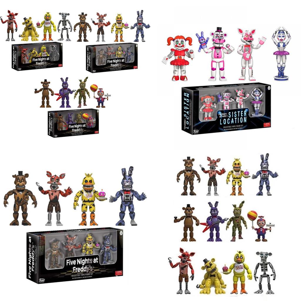 Funko X PVC Material Goldener Bär Ballonjunge und Weißfuchs Set