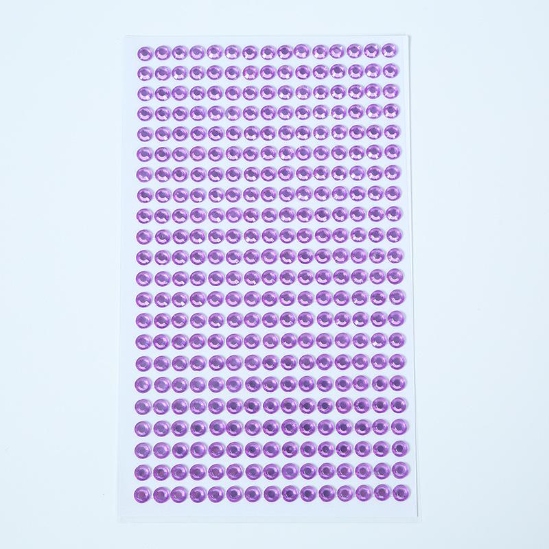 

Acrylic Diamond Stickers: 330pcs 5mm Round Rhinestones for DIY Arts & Crafts