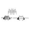 Stainless Steel Chassis Armor RC Chassis Armors Set for Traxxas TRX4M 118 Upgrade RC Car