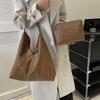 Soft Leather Retro Bag Women's New Fashionable Large-capacity Shoulder Underarm Bag Casual Versatile Commuter Tote Bag