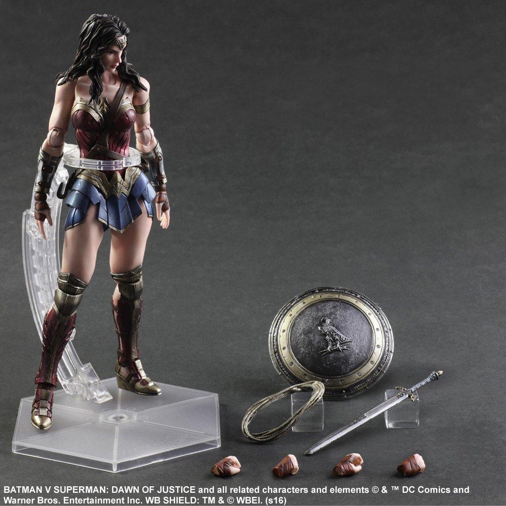 PLAY ARTS Kai Batman V Superman: Dawn of Justice Wonder Woman PVC Painted Action Figure