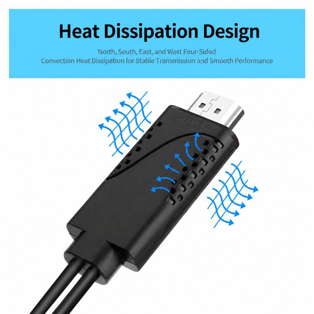 High Speed USB To HDMI Adapter Plug And Play HDMI Cables Projector Display Adapter  Projector