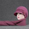 Hat Female God Mother Knitted Wool Hat Grandma Piled Thick Warm Elderly Cold Cotton Hat