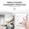 230V Mechanical Non-Programmable Manual Thermostat Room Temperature Controller Floor Heating Thermostats with Anti-froze Function 5-40℃