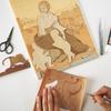 KINOWA "Madonna of Belvedere" Woodcut Original Handmade Kit, Masterpiece by Raphael, Made In Japan
