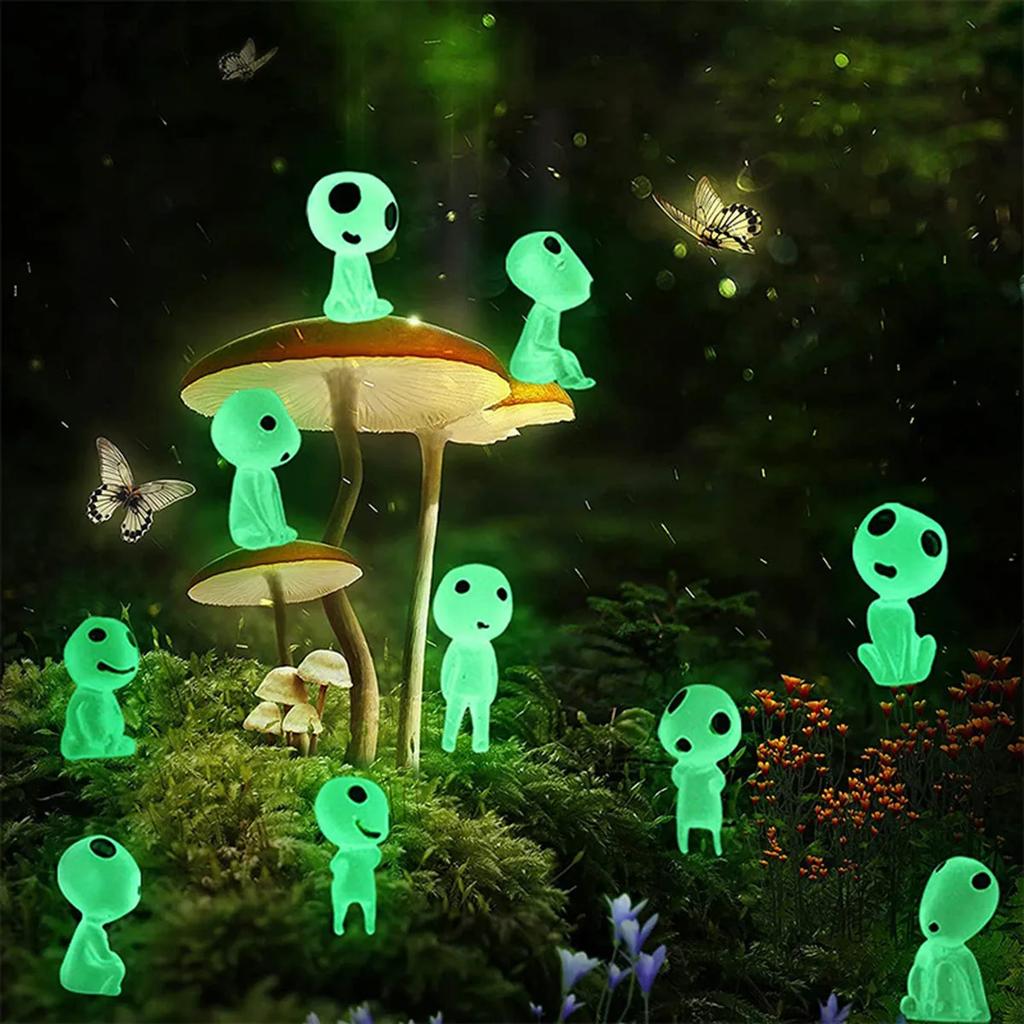 Miniature Landscape Decoration Ornament Glow In the Dark Glow In the Dark Princess Shaped Home Decoration Garden Decoration