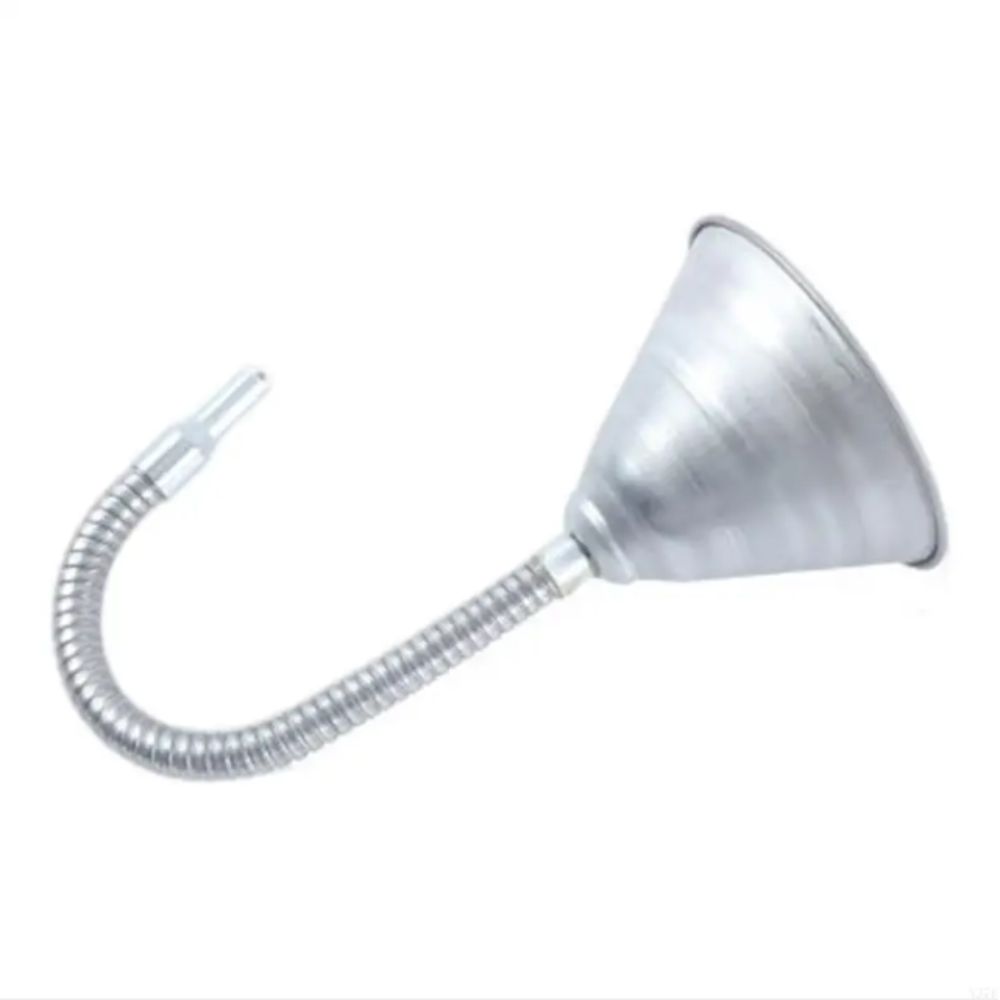 Filter Screen Metal Funnel Flexible Widely Mouth Refueling Funnel  Liquid Fluids