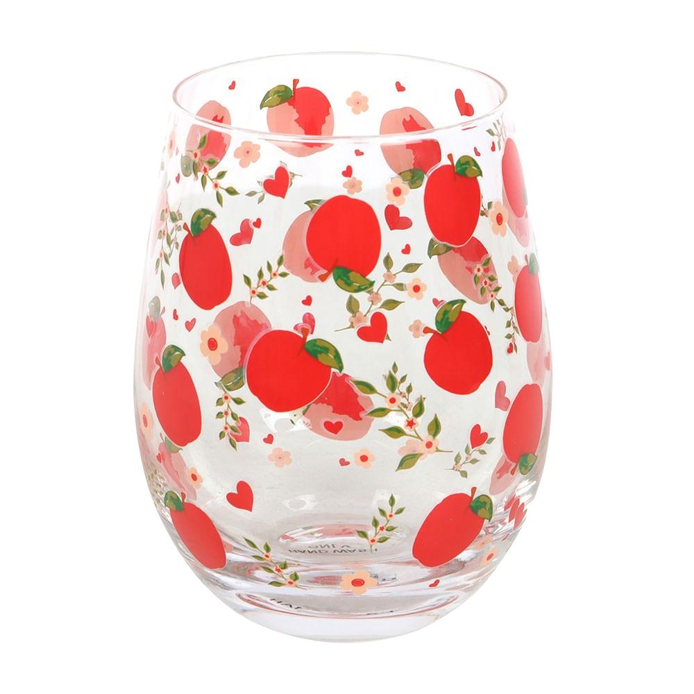 Something Different Apple Stemless Glass