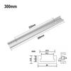 T track Aluminium Alloy Miter Track Miter Bar Slider Table Saw Miter Silver