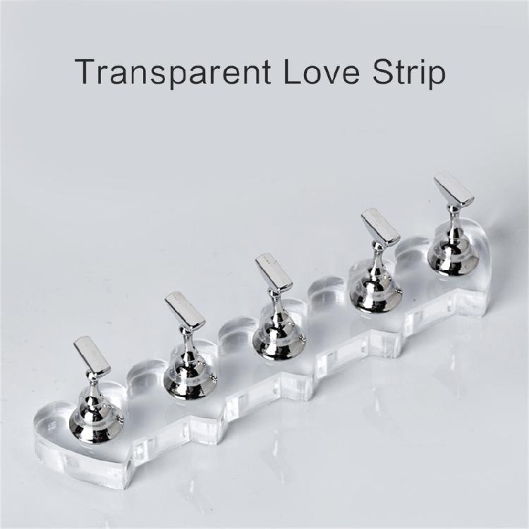 Acrylic Nails Art Practice Stand Magnetic Holder for Nail Tips Exercise Home Use