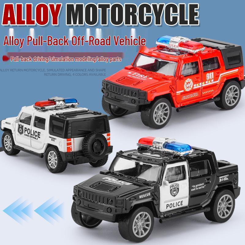 TikTok Influencer Simulation Alloy Off-Road Toy Car for Boys - Street Vendor Kids' Gift Toys