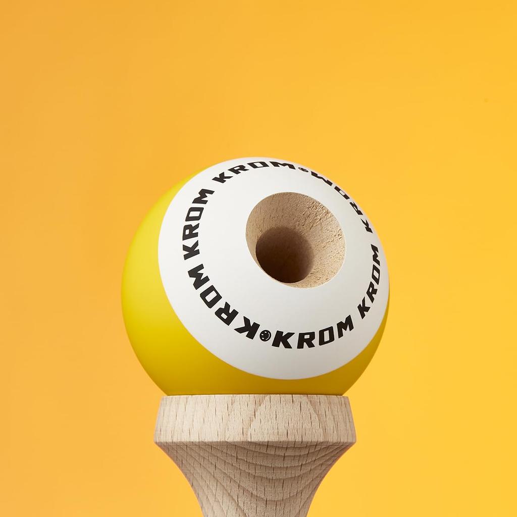 KROM Kendama KROM POP Chrome Pop 16cm Jaune