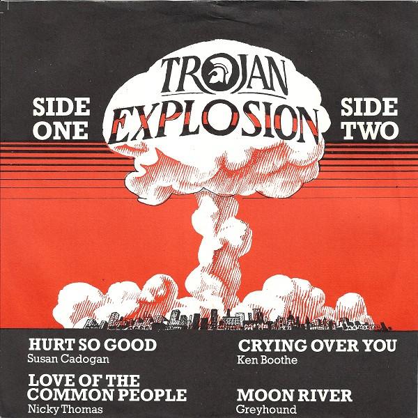 7-дюймовая пластинка РАЗНЫЕ ИСПОЛНИТЕЛИ Trojan Explosion TMX4014 Trojan Records 1981 Великобритания Регги Ска Даб Б/У