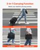Borsa da Bowling per 2 Palle con Ruote Borsa da Bowling a Quattro Rotelle Scomparto per Scarpe