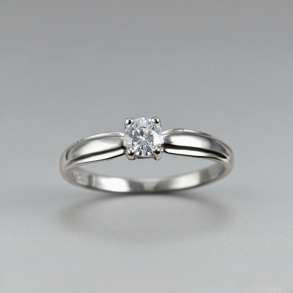 Unisex Moissanite Ring Minimalist Light Luxury High End Sense Fashionable Band For Men And Women