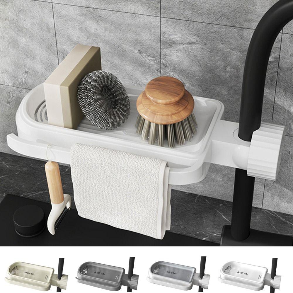 

Пластиковая раковина держатель губки подвесные скребки органайзер прочный кран дренажная стойка кухня