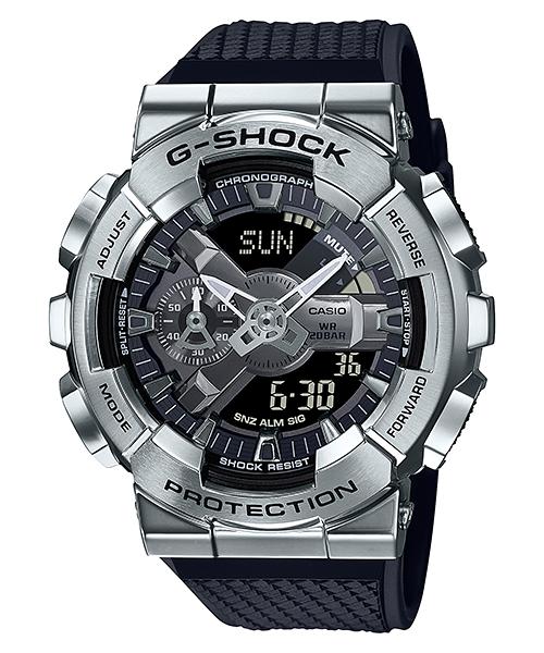 

Casio G-SHOCK Men s Stainless Steel 200M Water Resistant Analog Shock Resistant Quartz Watch GM-110-1A чёрный