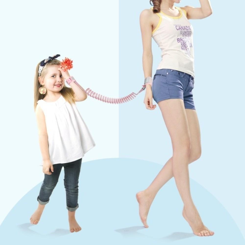 Breathable Baby Traction Rope Adjustable Children Harness Anti-lost Wrist Link Band  Toddler