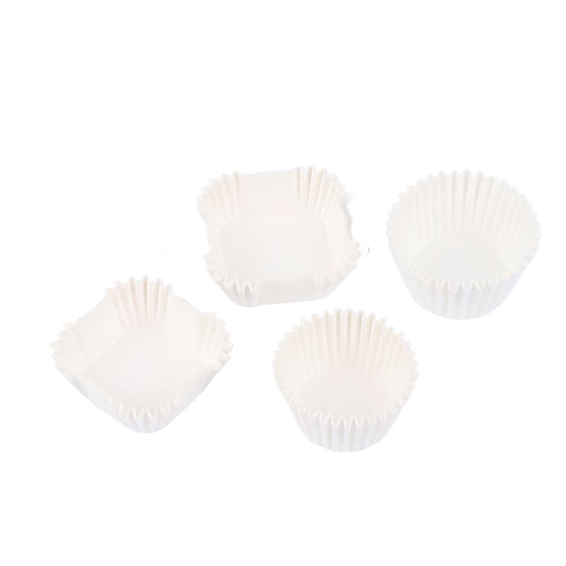 500/1000 Stück Quadratische Cupcake-Förmchen Backförmchen Pfannenförmchen Papierbackförmchen für Cupcakes Cup-Förmchen Partyzubehör