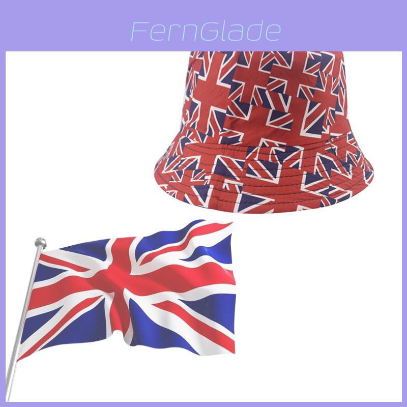 British Flag Reversible Bucket Hat Sun Protection For Outdoor Activities
