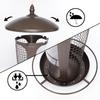 Outdoor Garden 2,in,1 Hanging Bird Feeder , Squirrel,Proof Auto,Dispensing  Compartment Feeder For Backyard Patio