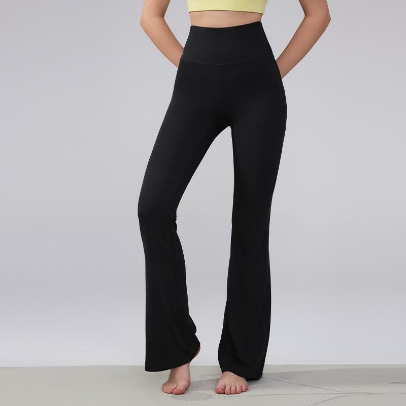 High-Waisted Butt-Lifting Flared Leggings Women - Yoga Pilates Gym Workout Pants