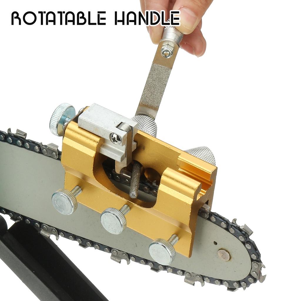 Universal Portable Chainsaw  Sharpener Chain Sharpening Jig Easy To Use Chainsaw Sharpening Outdoor Electric Saws Gardening 3.9 X 1.8 X 2.6in