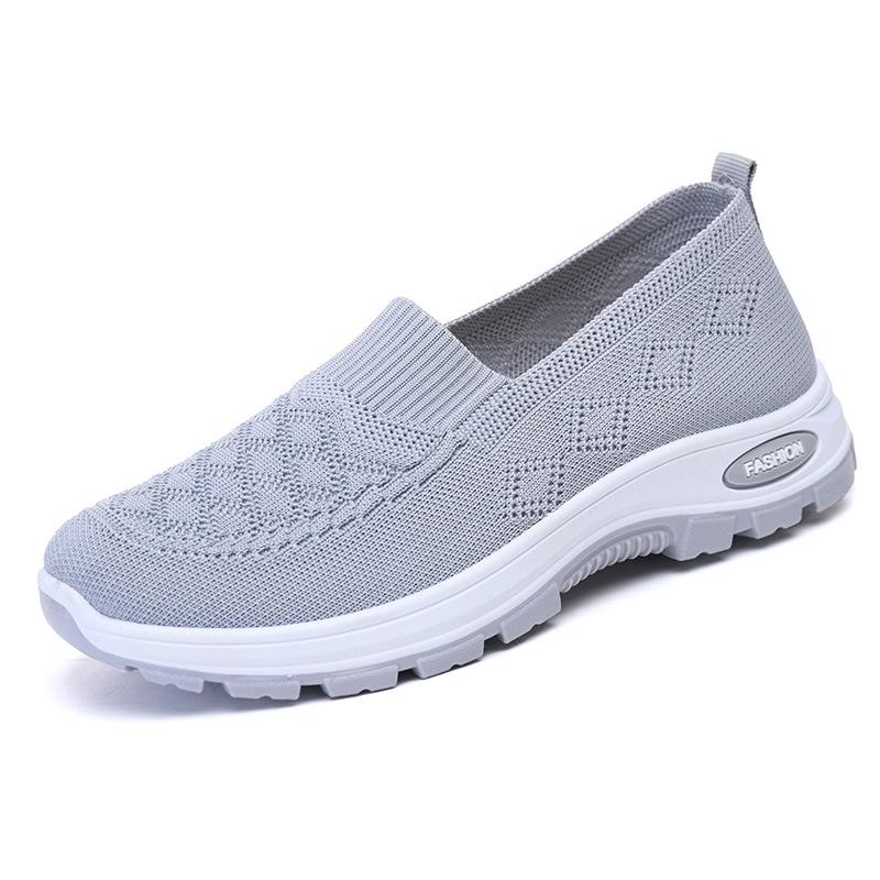 Women's Breathable Outdoor Casual Spring Shoes - Comfortable for Middle-aged and Elderly