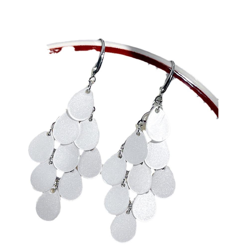 

Handmade Cross-Border Style Casual Water Drop Shell Earrings золотий