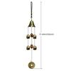 Creative Metal Copper Bells 6 Bells Handmade Outdoor Metal Wind Chimes Handmade Craft Gift Garden Hanging Decor for Outdoor