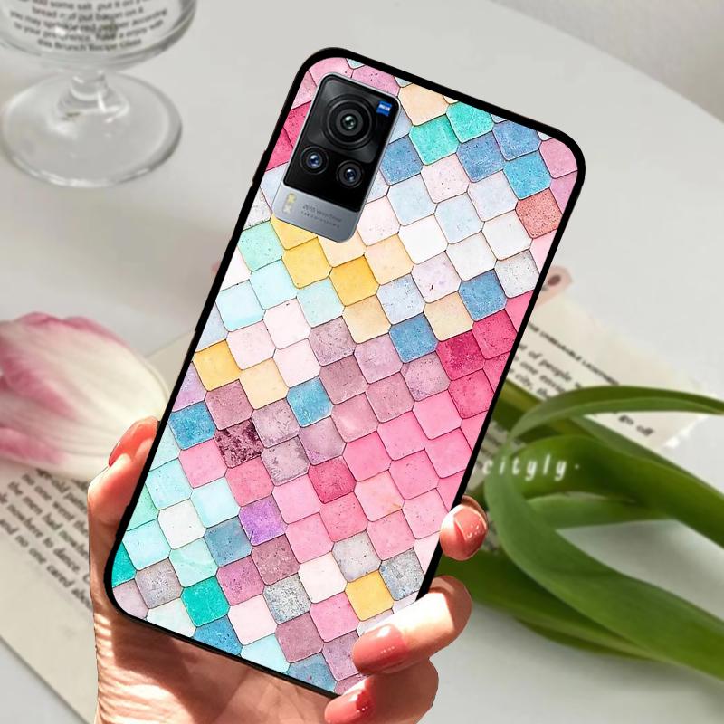 Für vivo X60 Pro Hülle V2046 V2047A Weiches Silikon TPU Dünne Handyhülle Für Vivo X60 5G V2045 V2046A Stoßfester Bumper Fundas