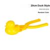 Outdoor Heart Snowflake Duck Shape Clip Tongs Multistyles Sand Snow Ball Mold Toys  for Kids Adult