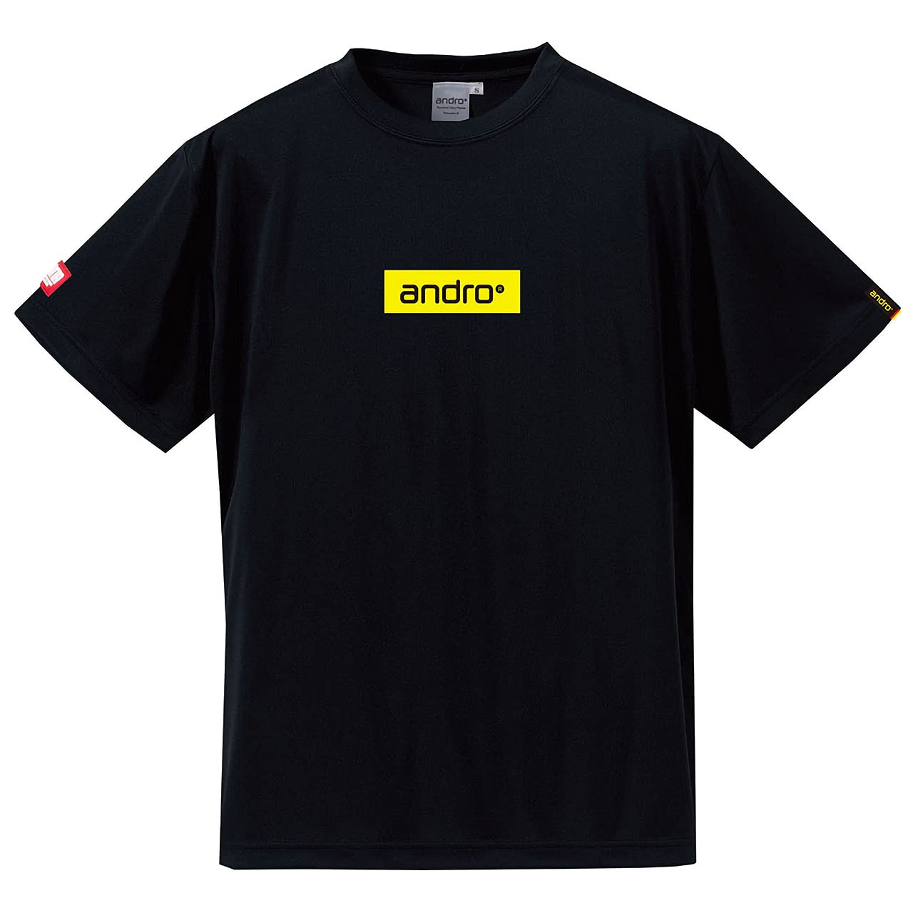 

Table Tennis Game Shirt Napa Tee Shirt BX Black x Yellow S [Andro] Black/Yellow