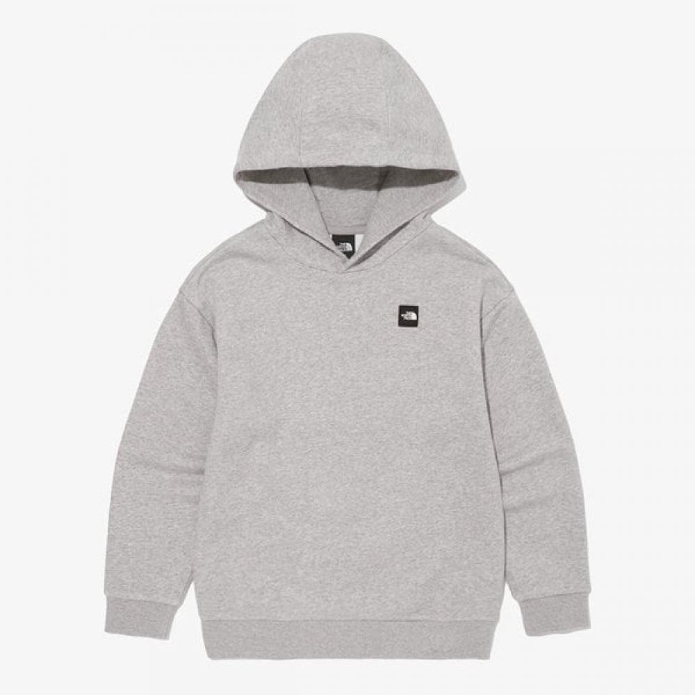 The North Face Kids Mini Box Logo Hoodie Melange Grey Nm5pq57t MELANGE GREY/100