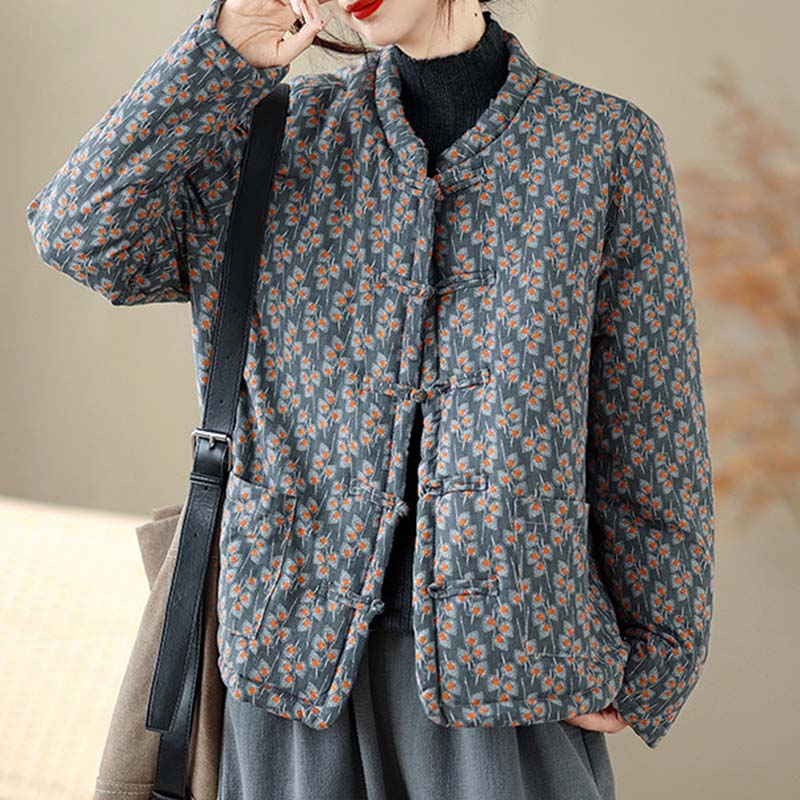 Coat for Women Thickened Autumn Winter Cotton Windbreaker Oversize Warm Casual Jacket