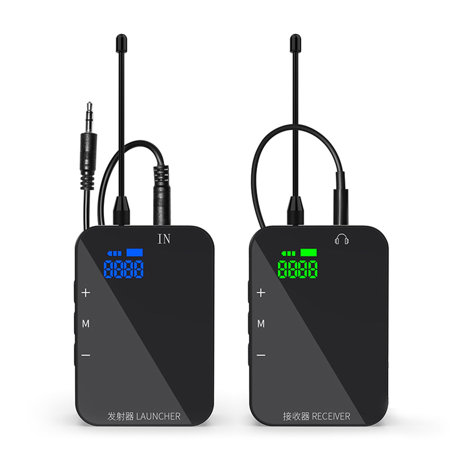 

Wireless In-Ear Monitor System 660-690MHz, 164ft Reception Range, 2.4GHz Wireless Earphone Monitoring System