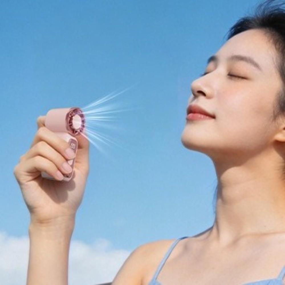 Ultra-Quiet Personal Cooling Fan USB Rechargeable Pocket Travel Fan Small Electric Fan  Gift