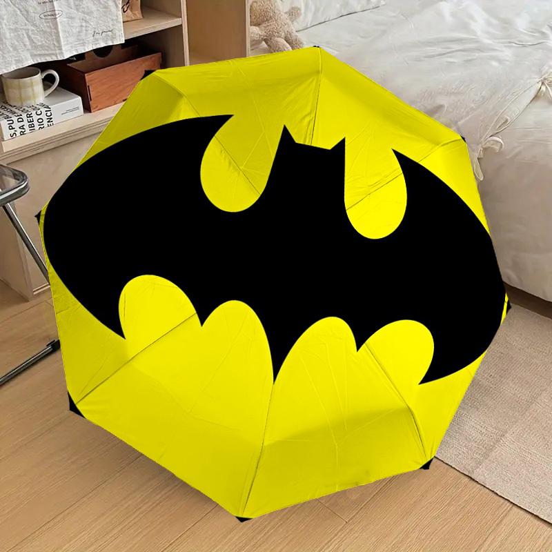 1PC Warner batman logo Umbrella-8-Rib Reinforced, Automatic Open, Lightweight & Durable-A53