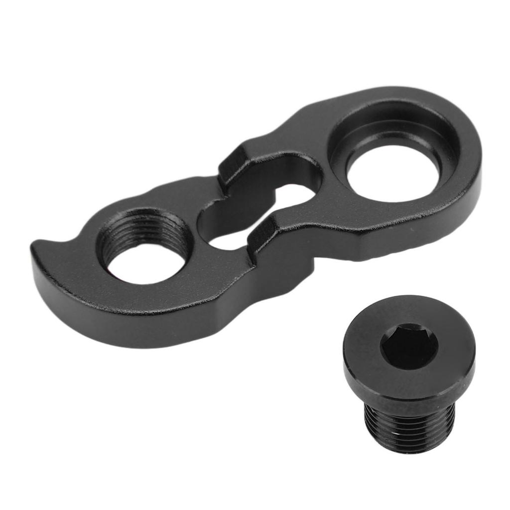 RISK Bicycle Rear Derailleur Hanger Aluminum Bicycle Tail Hook Extender for 40T 42T 46T 50T 52T Mountain BikeBlack