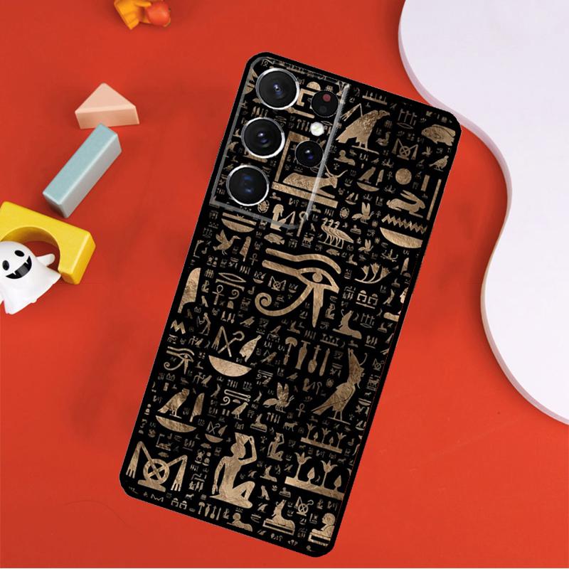 Egypt Egyptian Pharaoh Phone Case For Samsung Galaxy S25 Ultra S9 S10 S20 FE S21 S22 S23 S24 Plus S24 Ultra Cover