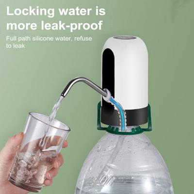 Automatic Water Dispenser 5 Gallon Water Bottle Pump USB Rechargeable Silent Portable Electric Drinking Water Jug Pump Kitchen Supplies