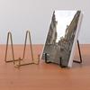 Metal Plate Display Stand Picture Frame Easel Tabletop Picture Stand Wire Easel for Display Photo Frame Book Sign Vinyl Record