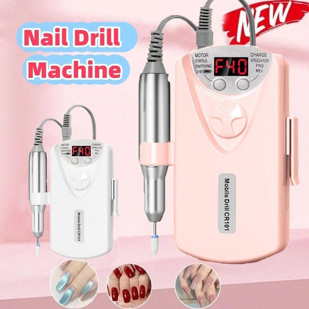 With Drill Bits Electric Nail Polisher Professional Nail Art Electric Sander  Nail Care